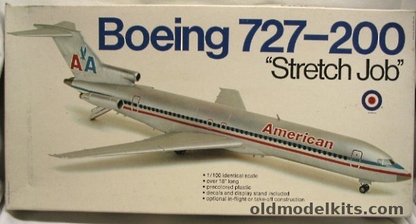 Entex 1/100 Boeing 727-200 American Airlines, 8508 plastic model kit